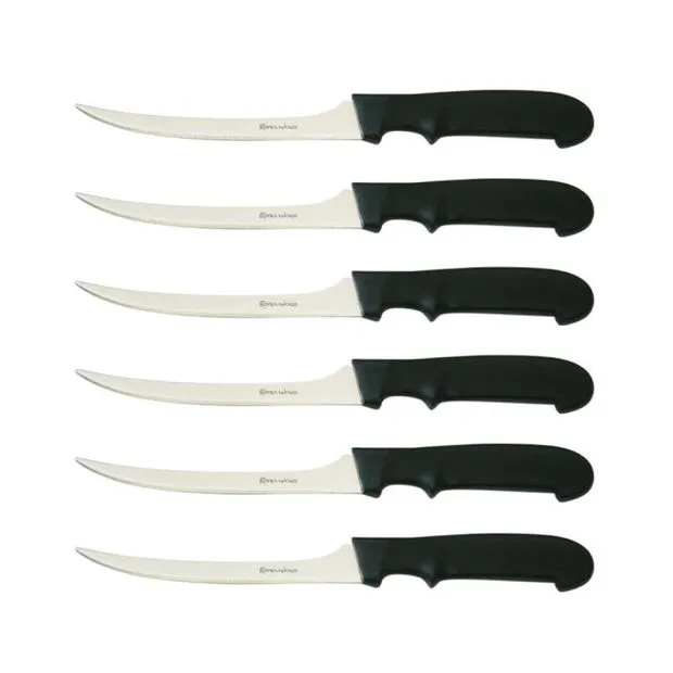 6 cuchillos parrilleros
