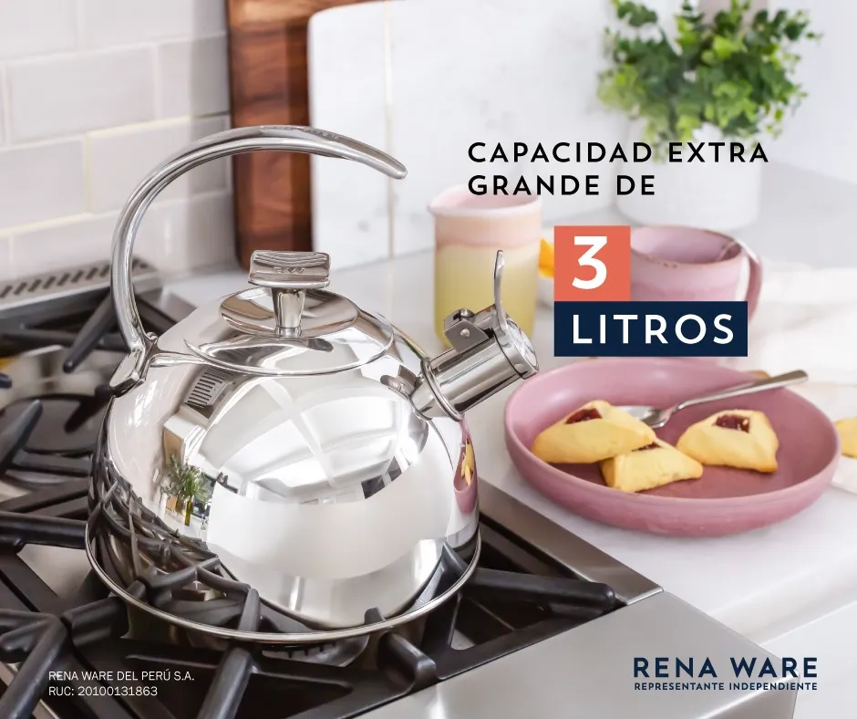 Tetera Rena Ware de Acero Quirúrgico | Compra 100% Segura en CarlaRios.com