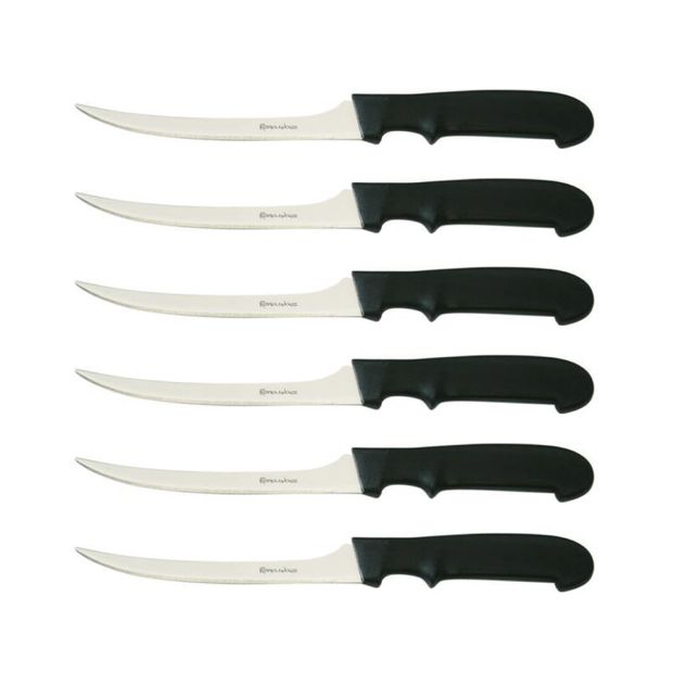 6 cuchillos parrilleros