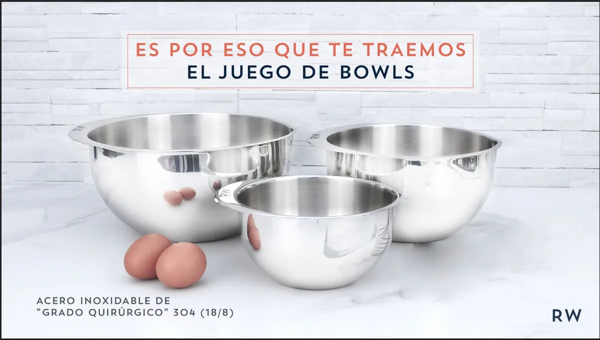Muchas formas de usar los Bowls Rena Ware